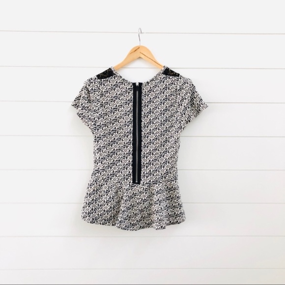 Anthropologie Knitted & Knotted Jacquard Top - Picture 4 of 7